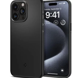 Apsauginis Dėklas Iphone 15 Pro Thin Fit Juodas