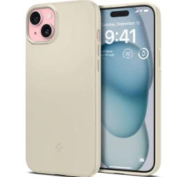 Apsauginis Dėklas Iphone 15 Thin Fit Beige