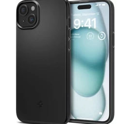 Apsauginis Dėklas Iphone 15 Thin Fit Juodas