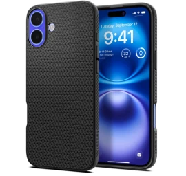 Apsauginis Dėklas iphone 16 Plus Liquid Air - Juodas