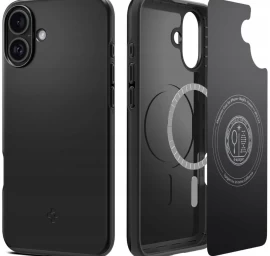 Apsauginis Dėklas iphone 16 Plus Thin Fit Magsafe - Juodas