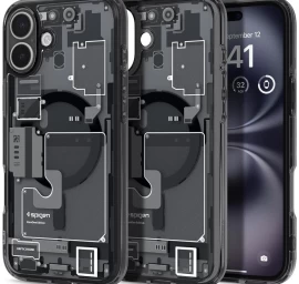 Apsauginis Dėklas iphone 16 Ultra Hybrid Magsafe Zero One - Tamsiai Pilkas