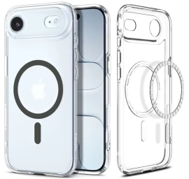 Apsauginis Dėklas iphone 17 Air Ultra Hybrid Magsafe - Skaidrus Pilkas