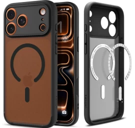 Apsauginis Dėklas iphone 17 Pro Ultra Hybrid Magsafe - Juodas