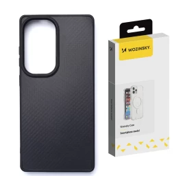 Apsauginis Dėklas samsung Galaxy S25+ Anglies Pluošto Dėklas Su magsafe - Juodas