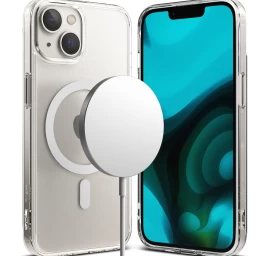 Apsauginis Dėklas Su Skylėmis Iphone 14 Plus 6,7 Fusion Magnetic Matte Clear