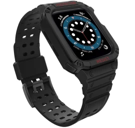 Apsauginis Dirželio Dirželio Dėklas Su Dangteliu apple Watch 7 / 6 / 5 / 4 / 3 / 2 / Se (41 / 40 / 38 Mm) šarvuotas Laikrodžio Apsauginis Dangtelis Juodas Apsauginis Dirželio Dirželio Dėklas Su Dangteliu apple Watch 7 / 6 / 5 / 4 / 3 / 2 / Se (41 / 40 / 38 Mm) šarvuotas Laikrodžio Apsauginis Dangtelis Juodas