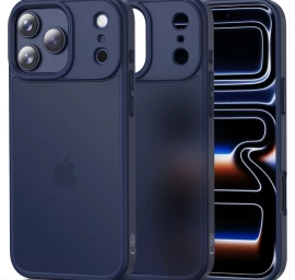 Apsauginis Galinis Dėklas iphone 17 Pro Max Magmat - Matinės Juodos Spalvos