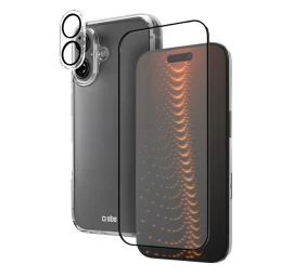 Apsauginis Rinkinys 3-in-1, Skirtas iphone 16 Ekrano Ir Fotoaparato Stiklui D3o - Skaidrus