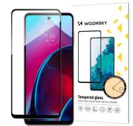 Apsauginis Stiklas, Skirtas motorola Moto G Stylus 2022 9h Per Visą Ekraną Su Juodu Grūdinto Stiklo Rėmeliu