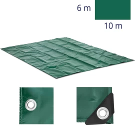 Apsauginis Tentas Su Pvc Tinkleliu 650 G/m2 1000 X 600 Cm
