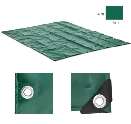 Apsauginis Tentas Su Pvc Tinkleliu 650 G/m2 500 X 400 Cm