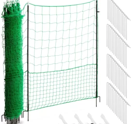 Apsauginis Tinklas Naminiams Paukščiams Auginti 1,25 X 50 M