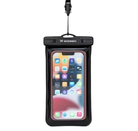 Apsauginis Vandeniui Atsparus Dėklas Telefonui 187x110 Mm - Juodas