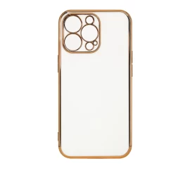 Apšvietimo Spalvos Dėklas xiaomi Redmi Note 11 Pro, Gelinis Dėklas Su Auksiniu Rėmeliu, Baltas Apšvietimo Spalvos Dėklas xiaomi Redmi Note 11 Pro, Gelinis Dėklas Su Auksiniu Rėmeliu, Baltas