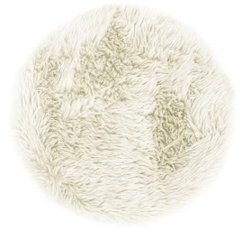 Apvalus kilimas Doka ivory 60 cm, 140000001