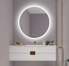 Apvalus vonios veidrodis Normandy 60 su LED apšvietimu, M3051TDCA