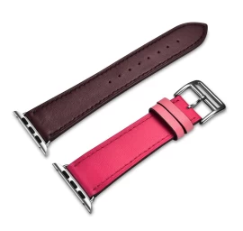 Apyrankės Dirželis, Skirtas apple Watch 42 / 44 / 45 Mm, Rudos/rožinės Spalvos