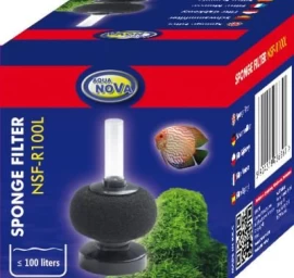 AQUA NOVA apvalus kempininis filtras iki 100l, NSF-R100L