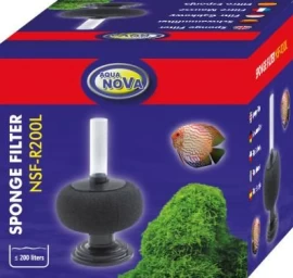AQUA NOVA apvalus kempininis filtras iki 200l, NSF-R200L