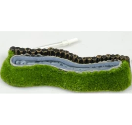 AQUA NOVA oro burbuliuku juosta su žolyte 16x5cm, L16001