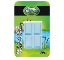 AQUA NOVA Pond Algae Block 20g (800l) DUMBLIŲ šalinimui tvenkiniuose, POND-ALGAEBLOCK