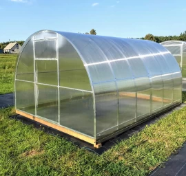 Arkinis šiltnamis Agronom Eko, polikarbonatine danga 4 mm, 8 m