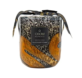 Aromatinė žvakė OSOM Moments Fig &amp; Ginger Flower 1200 g, OSOM2309B
