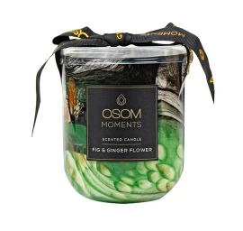 Aromatinė žvakė OSOM Moments Fig &amp; Ginger Flower 360 g OSOM2330A