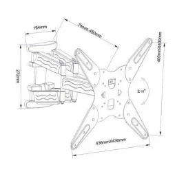 Art Led/lcd Tv Laikiklis 19-55 35kg