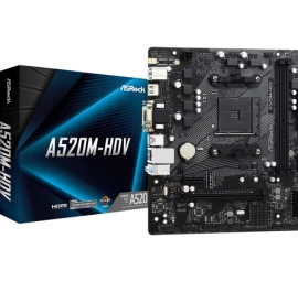 Asrock A520m-hdv Motininė Plokštė (socket Am4 / Micro Atx)