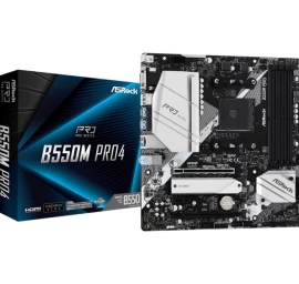 Asrock B550m Pro4 Motininė Plokštė (socket Am4 / Micro Atx)