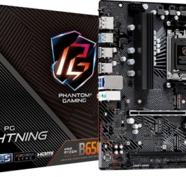 Asrock B650m Pg Lightning Motininė Plokštė (socket Am5 / Micro Atx)