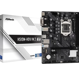 Asrock H510m-hdv/m.2 Se Pagrindinė Plokštė (lga1200 / Micro Atx)
