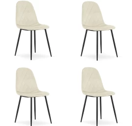 Asti Kėdė - Smėlio Spalvos Aksomas X 4