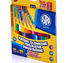 astra Dvipusiai Spalvoti Pieštukai, 48 Spalvos.