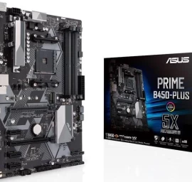Asus Prime B450-plus Pagrindinė Plokštė (socket Am4 /atx)
