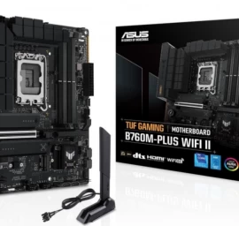 Asus Tuf Gaming B760m-plus Wifi Ii Motininė Plokštė (socket 1700 / Micro Atx)