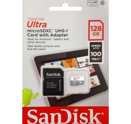 Atminties kortelė Sandisk microSDXC UHS-I 128 GB