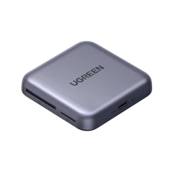 Atminties Kortelių Skaitytuvas Su Magnetiniu įkrovikliu 3in1 100w Pd - Pilkas