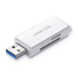 Atminties Kortelių Skaitytuvas Tf Sd Pagal Usb 3.0 Baltas