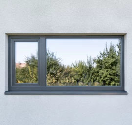 Plastikiniai varstomi – atverčiami/ kombinuoti langai, horizontalios formos