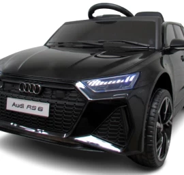 Audi Rs6 Gt Black Akumuliatorinis Automobilio Eva Odos Nuotolinio Valdymo Pultelis