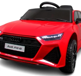 Audi Rs6 Gt Raudonos Spalvos Automobilinė Baterija Eva Odos Pilotas