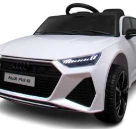 Audi Rs6 Gt White Eva Baterija Automobilinė Odinė Pilotinė Ličio Jonų įkraunama Baterija