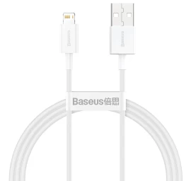 Aukščiausios Kokybės Usb Laidas Iphone Lightning 2.4a 1m Baltas