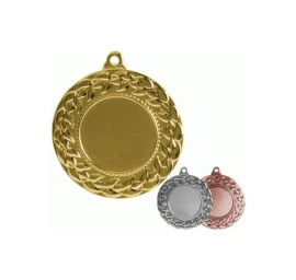 Auksinis Medalis Su Vieta Emblemai 25 Mm - Plieninis Medalis