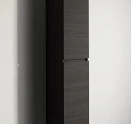 Aukšta spintelė Riho Spring 35x35x168 cm, Charred Black