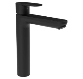 Aukštas praustuvo maišytuvas LAUFEN PRO X Eco+ 165 mm, be dugno vožtuvo, juodas matinis, HF506914198000