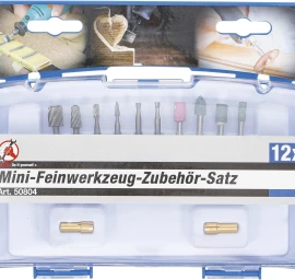 Aukšto tikslumo gręžimo / šlifavimo komplektas | 12 vnt. (50804)